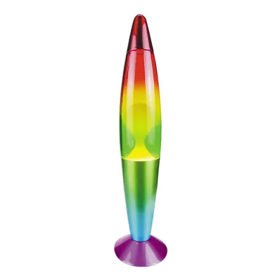Produktbild von Rabalux Lollipop Rainbow, Lavalampe, Mehrfarbig, Glas, Metall, Kinderzimmer, IP20, II