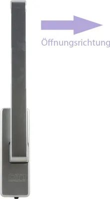 Produktbild von beschlagswelt Ott GU 34225 Drehgriff Dirigent mit Aussperrsicherung 30152 links EV1 silber K-20179-00-L-1