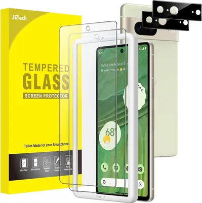 Produktbild von (2er Pack) JETech Schutzfolie Google Pixel 7 Panzer Schutzglas Kamera HD Klar