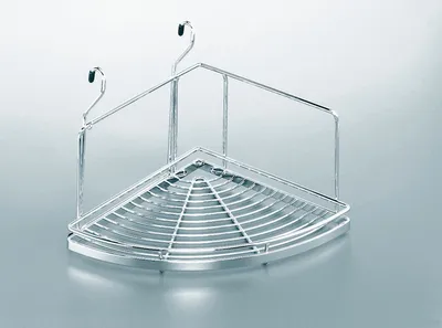 Produktbild von LINERO K 16 Eckablage für Relingsystem edelstahlfarbig / Kesseböhmer Relingsystem 16 mm
