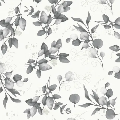 Produktbild von Profhome 397686-GU Landhaus Vliestapete Floral weiß grau silber 5,33 m2