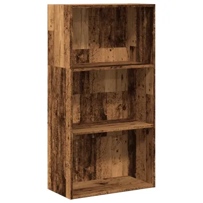 Obrázok produktu pre vidaXL Regál na knihy vzhľad starého dreva 60x30x114 cm materiál na báze dreva