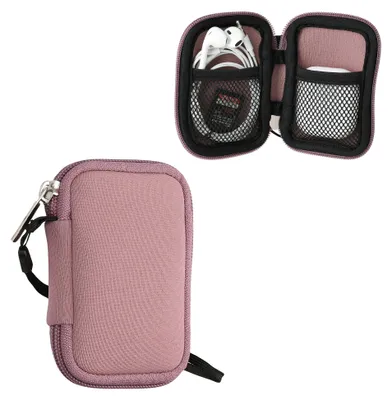 Produktbild von kwmobile In-Ear Kopfhörer Tasche aus Neopren - In Ear Kopfhörer Hülle mit Innentaschen für Zubehör - Kleine Aufbewahrungstasche für In Ear Headphones