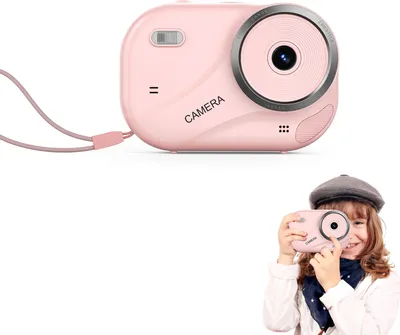 Obrázek produktu pro Digitální kamera Denash 4K s 16x zoomem, 48 MP, svítilna, 32 GB karta fr Nahrávání úžasných videí v rozlišení UHD 4K a fotografií v rozlišení 48 MP s 16x digitálním zoomem, podpora (Roseate)