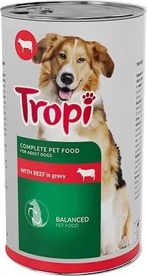 Produktbild von Tropi Nassfutter Rind 1,25 kg