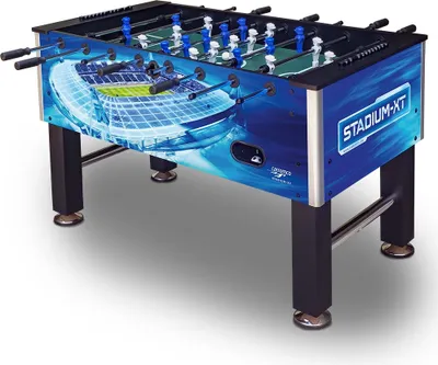 Produktbild von Carromco Kicker Stadium-XT blau Tischkicker Profi Kicker Kickertisch Erwachsene & Profis Turnierkicker 2x Kickerbälle