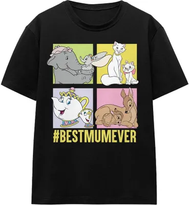 Image de The Aristocats - T-shirt "Bestmumever" pour homme/femme unie - Fête des mères TV17258 (XL) (Noir)