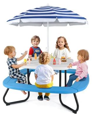 Immagine prodotto di Tavolo da picnic per bambini - Tavolo per bambini - Tavolo da esterno - Tavolo giochi - Arredo da giardino per bambini - Per 8 bambini