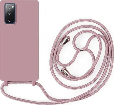 Produktbild von Handykette für Samsung Galaxy S20 FE Hanyhülle mit Band Hülle mit Kodel Smartphone Halskette in Rosa