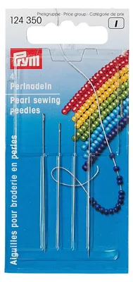 Produktbild von Prym Perlnadeln mit Goldöhr ST 10/12 0,45x55/0,40x50mm si-fb
