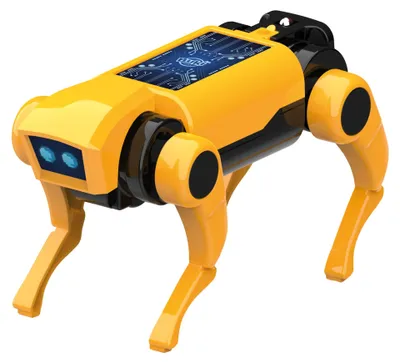Produktbild von BUKI 3019 - Mini Lab - RC-Roboterhund – Bausatz für Kinder, Ferngesteuerter Hund zum Zusammenbauen, Infrarot Fernsteuerung, STEM Spielzeug ab 8 Jahren