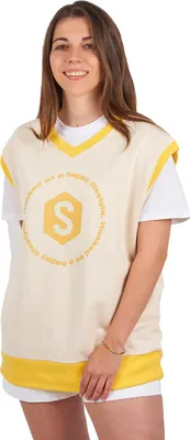 Immagine prodotto di Superba felpa da donna BeHappy SPRBVE-2201 senza maniche con scollo rotondo