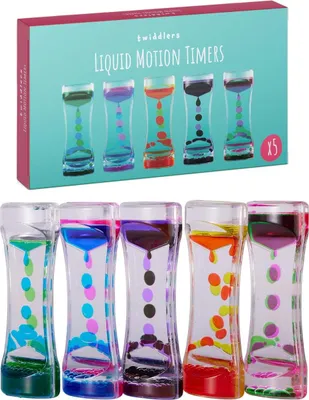 Immagine prodotto di Clessidra liquida giocattolo per bambini 5 pezzi