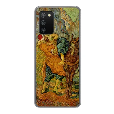 Produktbild von MuchoWow® Handyhülle Schutzhülle Hülle für Samsung Galaxy A03s Der barmherzige Samariter - Vincent van Gogh Silikon Softcase Handy Hülle - Schutz