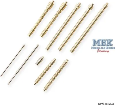 Productafbeelding van ZOUKEI-MURA ZM-SWS18-M03 Bf 109 G: Metalen machinegeweer + set pitotbuizen