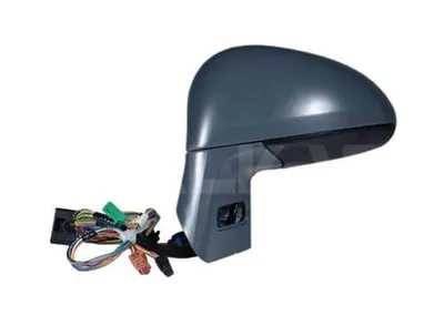 Produktbild von ALKAR 6144855 Außenspiegel Seitenspiegel Rechts für CITROËN C4 I (LC) Beheizt Konvex Grundiert Elektrisch