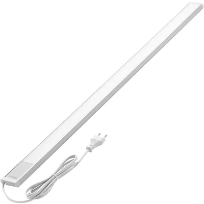Produktbild von Oktaplex LED Unterbauleuchte Aluminium flach mit Schalter 90cm 3000K warmweiß