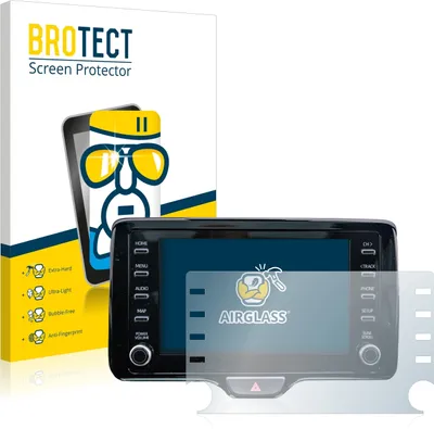 Produktbild von BROTECT Schutzglas für Toyota Yaris Cross 8" Schutzfolie Panzer Folie Glas Display Schutz klar