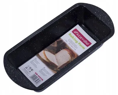 Produktbild von Brotbackform Keksówka 35 cm mit langlebiger Antihaftbeschichtung im Marmor-Design
