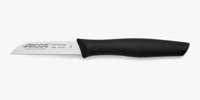 Schälmesser 8 cm – Nitrum-Edelstahl – PP-Griff Schwarz