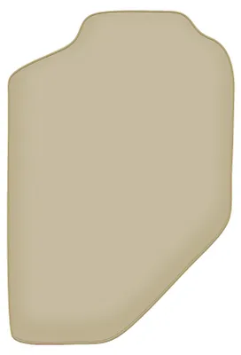 Immagine prodotto di Tappetino per auto, tappeto in pelo rasato, fondo in gomma, bordatura in ecopelle, vestibilità precisa, compatibile con Opel Frontera B (1998-2006)