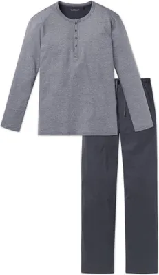 Produktbild von Schiesser Schiesser Herren Zweiteiliger Schlafanzug uni 1415-22-00007