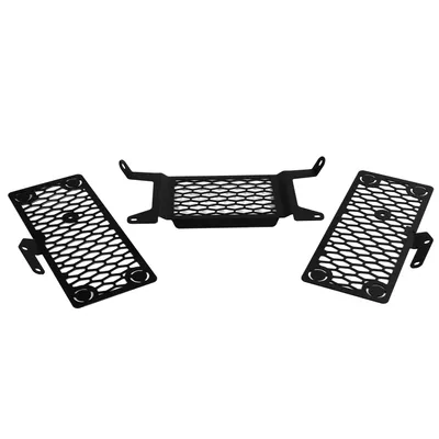 Produktbild von ZIEGER Pro Kühlerabdeckung kompatibel mit Ducati Multistrada V4 schwarz