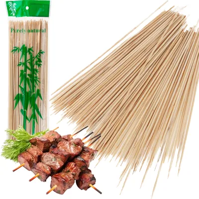 Obrázek produktu pro Bambusové špízy na grilované občerstvení 25 cm
