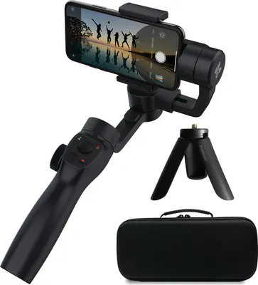 Produktbild von FUNSNAP Capture 2s Smartphone 3-Achsen-Gimbal-Stabilisator Handheld-Telefonstabilisator Anti-Shake-Ersatz fuer iPhone 15/14/13/ Samsung Android-Smartphones Vlog-Videoaufzeichnung Live-Streaming mit Mini-Stativ-Tragetasche