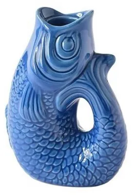 Produktbild von Gift Company Kerzenständer Monsieur Carafon Fisch Blau (12,7cm)