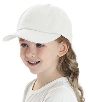 Produktbild von Baseball Cap Kinder Atmungsaktiv Baumwolle Leicht Sonnenschutz 52 Weiß