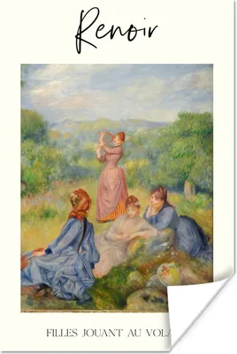 Produktbild von MuchoWow® Poster Malerei - Renoir - Alte Meister 80x120 cm - Papierdruck