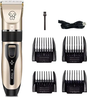 Image de Tondeuse de soins pour animaux, silencieuse, rechargeable via USB, convient aux chiens, chats, lapins, bébés