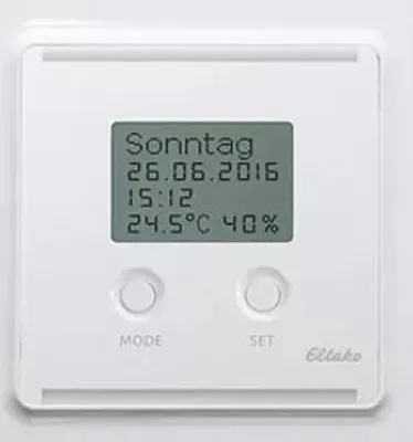Obrázek produktu pro Eltako FUTH55ED/230V-am – bezdrátový senzor s termohygrostatem a hodinami, kód 30055802