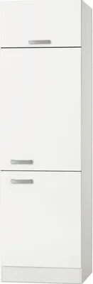 Produktbild von Optifit Kühlumbauschrank für 88er Einbaukühlschrank Oslo214 BxTxH 60 x 57,1 x 206,8 cm weiß matt zerlegt Anschlag revers