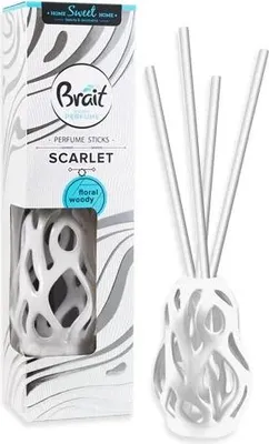 Obrázok produktu pre BRAIT Vôňa do interiéru, tyčinky osviežujúce vzduch, tyčinky s vôňou, šarlátovo červená