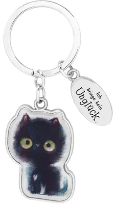 Produktbild von Schlüsselanhänger Motiv "Katze"