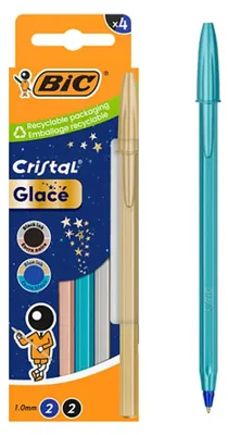 Produktbild von Bic Cristal Glace 4 Stift Kinder One Size