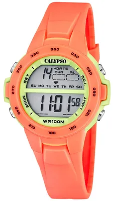 Produktbild von Calypso K5850/4 Kinder- und Jugenduhr Digital Orange 10 bar