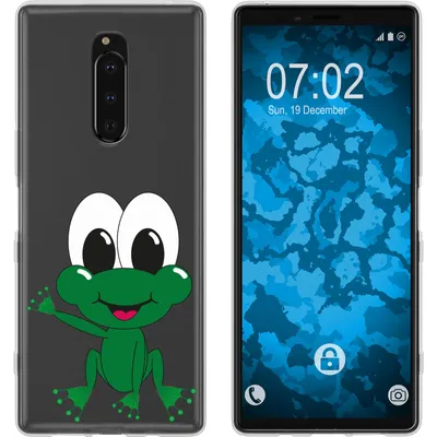 Produktbild von PhoneNatic Case kompatibel mit Sony Xperia 1 Silikon-Hülle Cutiemals M2