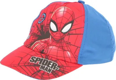 Produktbild von Marvel Spiderman Kinder Baseball Kappe Basecap – Hellblau / 55