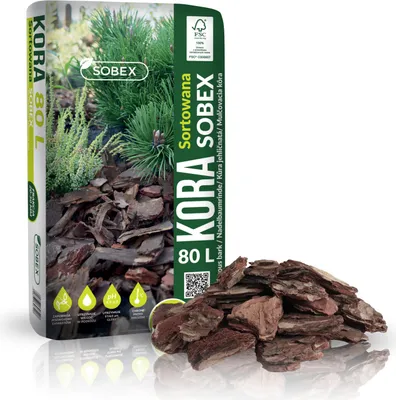 Produktbild von Rinde von Nadelholzkiefern für den Garten 80L 20-50mm