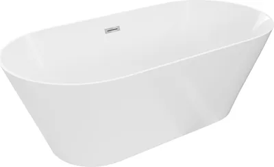 Obrázok produktu pre Mexen Luna Slim voľne stojaca vaňa 170 x 75 cm, biela, chrómový prepad - 52041707500-01