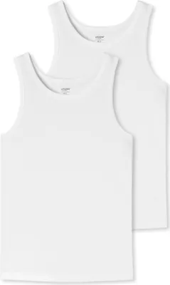 Produktbild von Schiesser Herren 2 er Pack Unterhemd Gr. XL  weiss