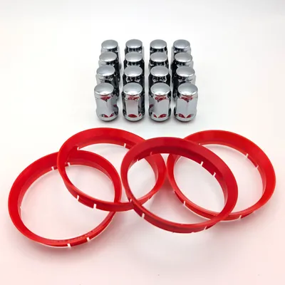 Produktbild von Borbet Felgen Anbausatz 5323_SI Radmuttern Zentrierringe für Suzuki Alto Baleno Celerio Ignis Liana Swift Wagon R Baleno Wagon