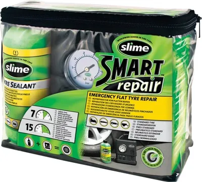 Produktbild von slime 10914 Reparaturset für PKW- Reifen inkl. Kompressor