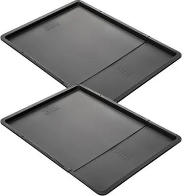 Produktbild von Backblech Set (2 Stück) , Ausziehbar 37 bis 52 cm , Zenker Black Metallic , Antihaftbeschichtung