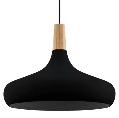 Image de Lustre contemporain Sabinar Large 1 Light Metal Black And Brown