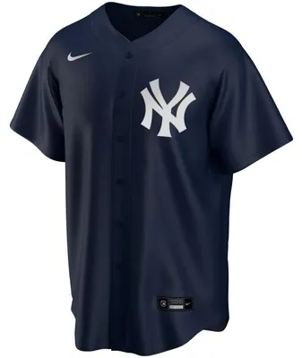 Image de Maillot de Baseball MLB New-York Yankees Nike Replica Alternate Bleu marine pour