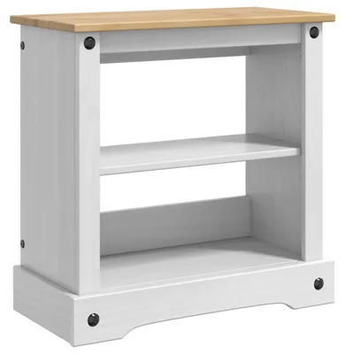 Image de vidaXL Support pour aquarium , blanc et marron, 60,5 x 30 x 60 cm